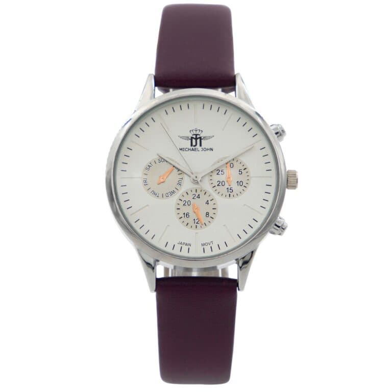Montre Femme Violet Chrono M. JOHN