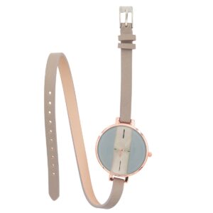 Coffret Montre Femme Gris M. JOHN