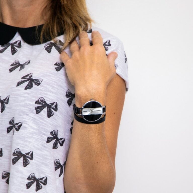 Coffret Montre de Femme Noir M. JOHN