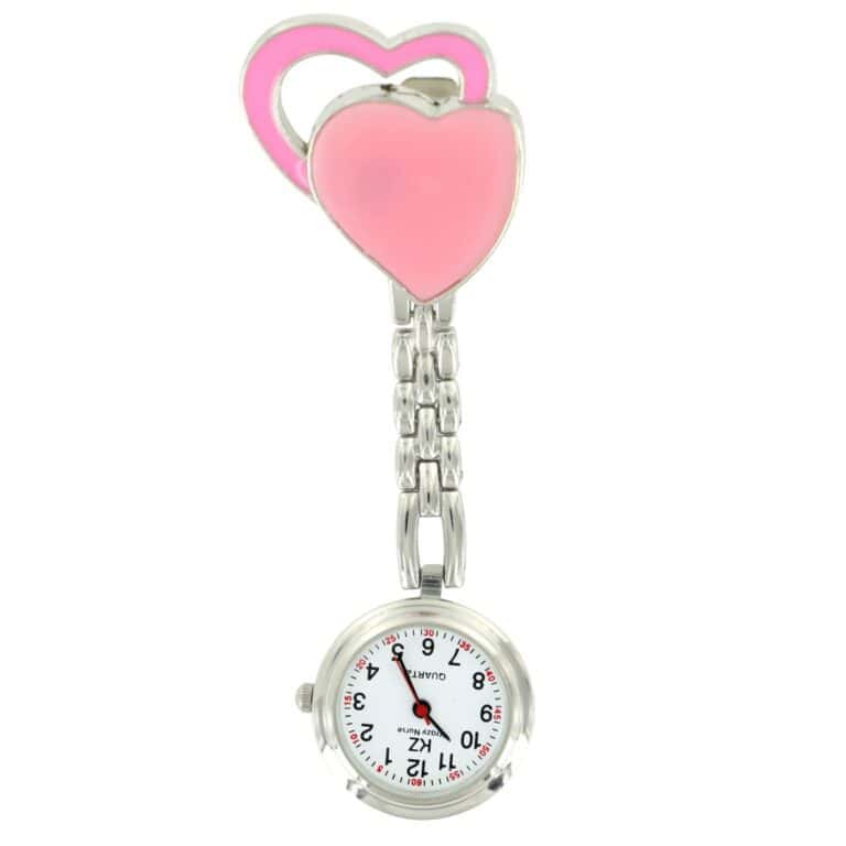 BelleMontre Infirmière Métal Cœur Rose KRAZY