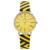 Montre de Femme Zébrée Noir Jaune GIORGIO