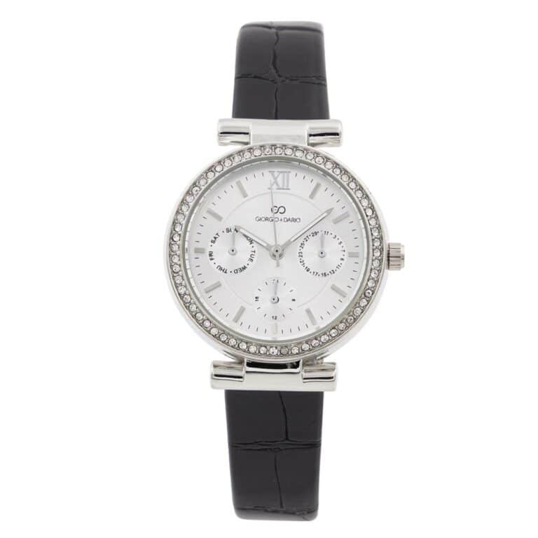 Votre Montre Femme Noir Strass GIORGIO