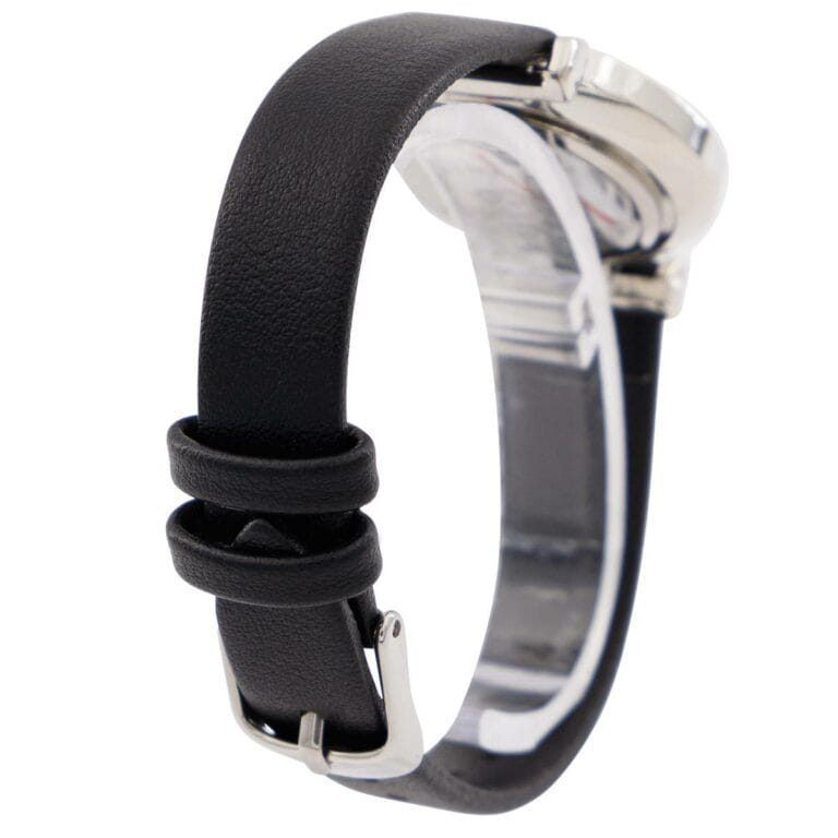 Jolie Montre Femme Noir Cœur Strass GIORGIO