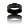 Bague Acier Couleur Noir Homme TRIBALA