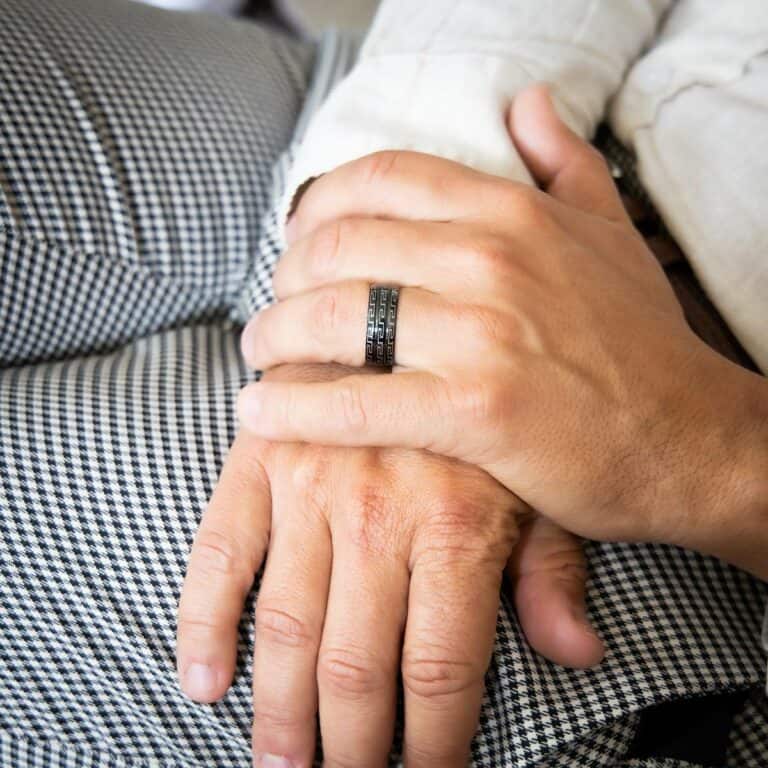 Bague Acier Couleur Noir Homme TRIBALA