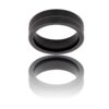 Très JolieBague Acier Noir Mâte Homme MATA