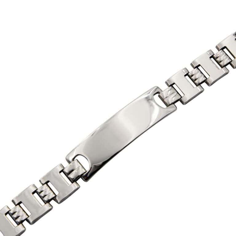 Gourmette Très Tendance Homme Acier