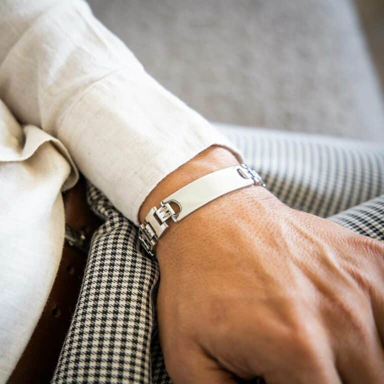 Gourmette Très Tendance Homme Acier