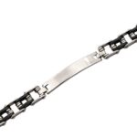 Gourmette Originale Homme Acier Caoutchouc