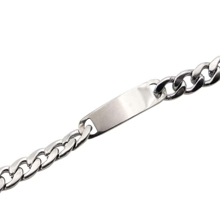 Gourmette Bracelet Acier pour Femme