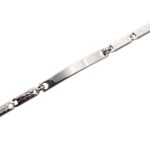 Très Belle Gourmette Bracelet Acier Femme