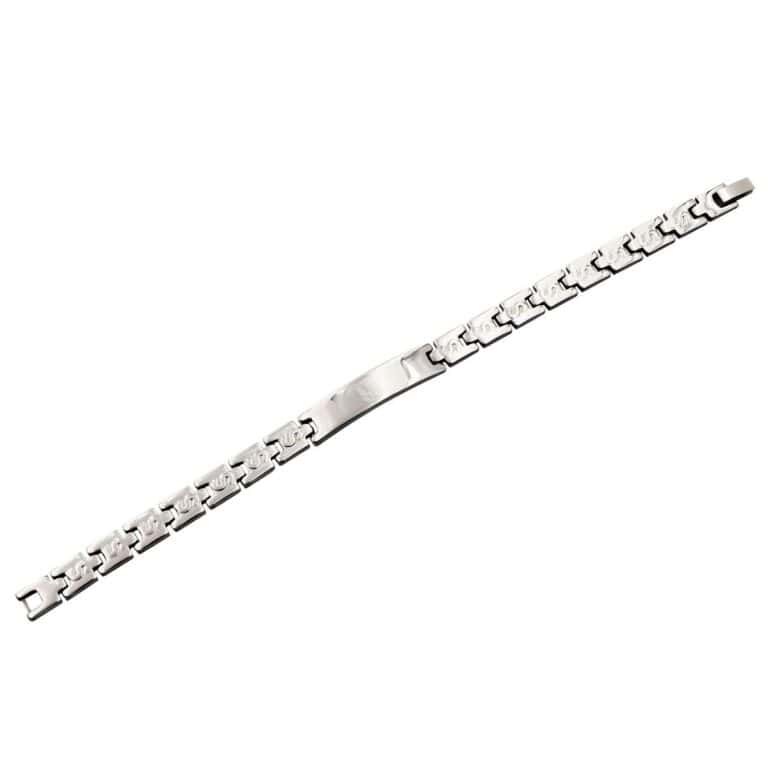 Bracelet Femme Acier Argent