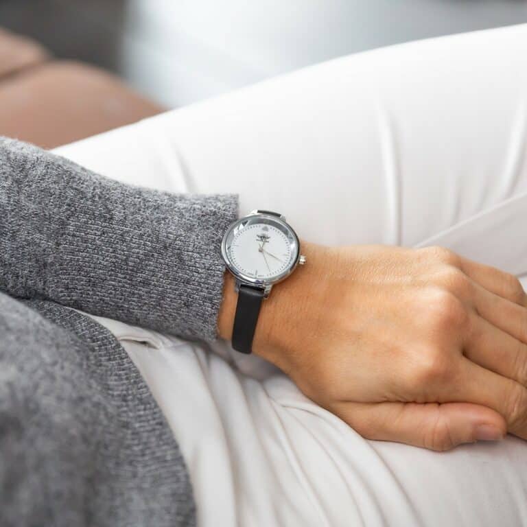 Montre Femme Noir Paillettes M. JOHN