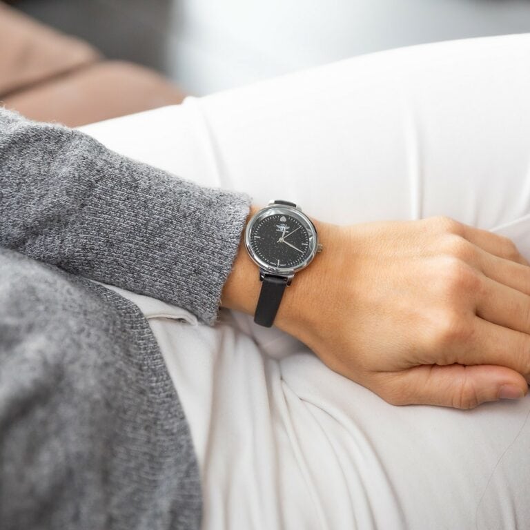 Montre Femme Noir Paillettes M. JOHN