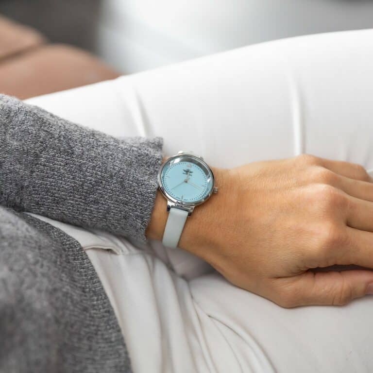 Montre Femme Bleu Paillettes M. JOHN