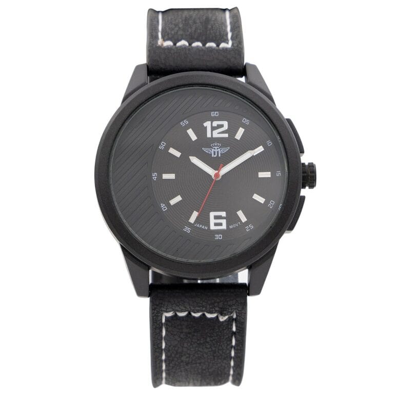 Montre Homme Noir M. JOHN