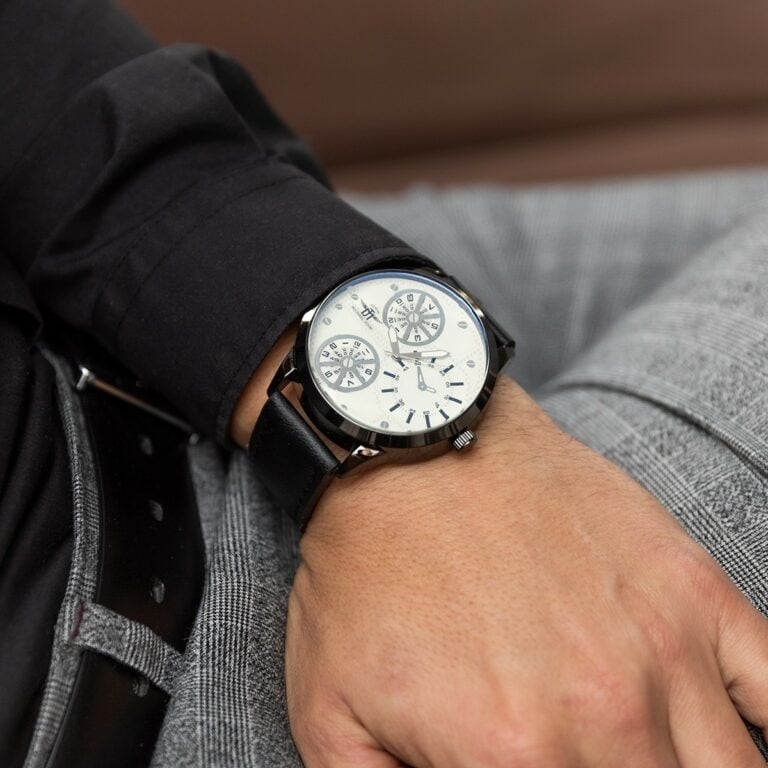 Montre Homme Noir M. JOHN