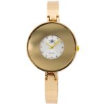 Montre Femme Métal Doré Strass M. JOHN