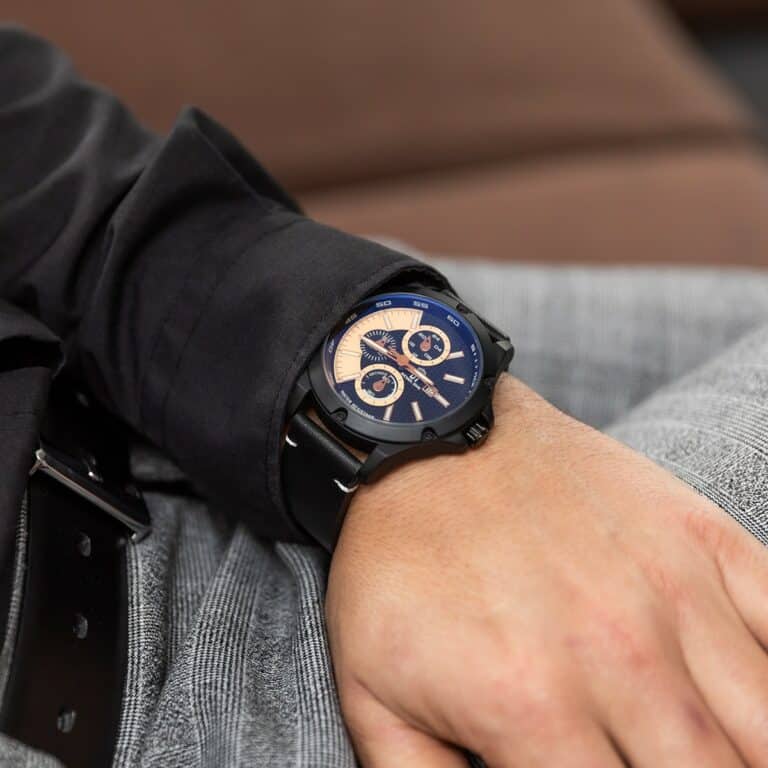 Montre Homme Noir M. JOHN