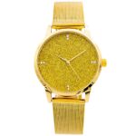 Coffret Montre Femme Métal Doré GIORGIO