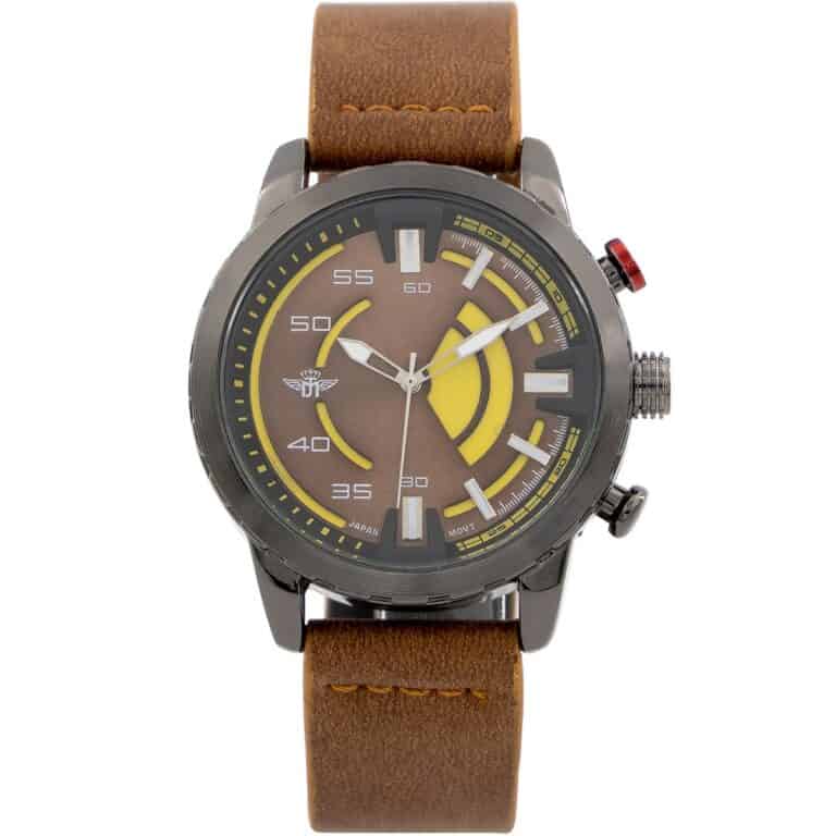 Coffret Montre Homme Caramel M. JOHN