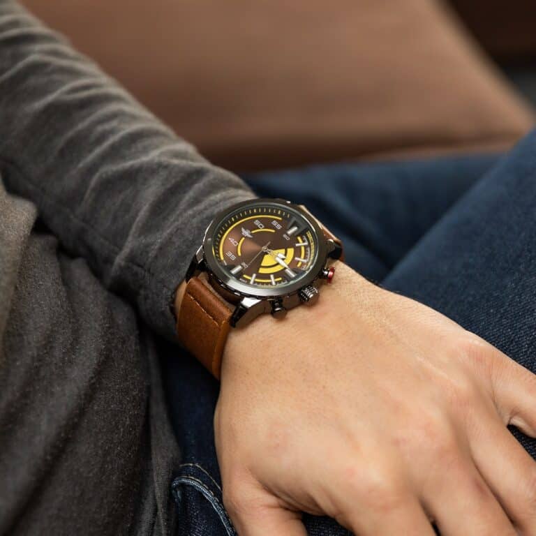 Coffret Montre Homme Caramel M. JOHN