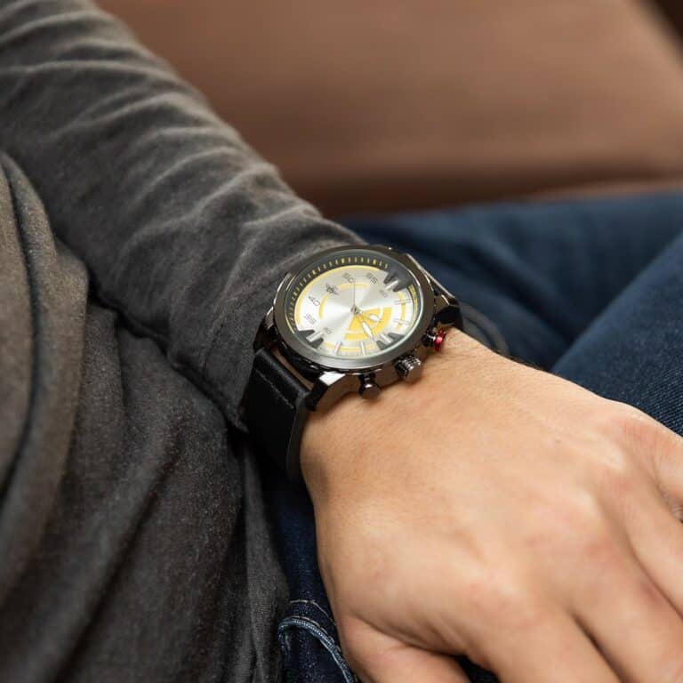 Coffret Montre Homme Noir M. JOHN