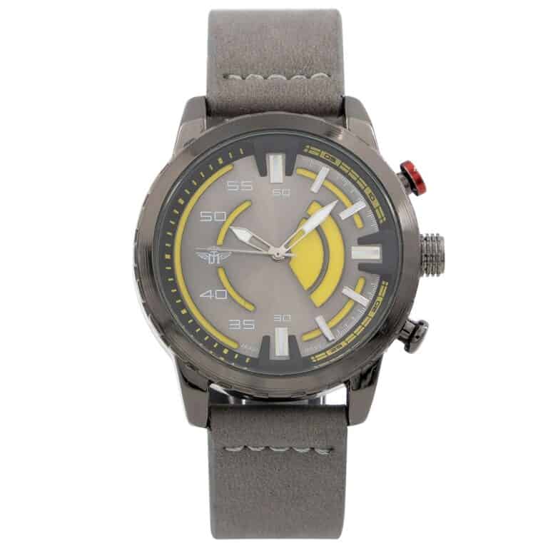 Coffret Montre Homme Gris M. JOHN