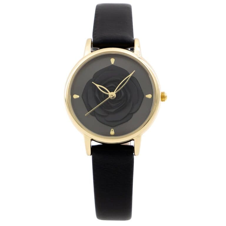 Coffret Montre Femme Noir M. JOHN