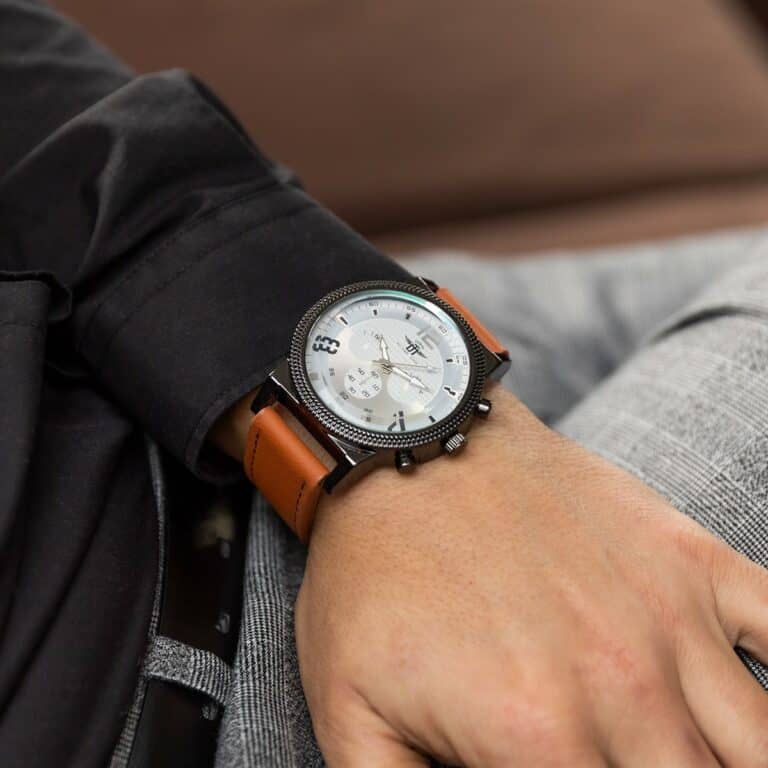 Montre Homme Marron M. JOHN