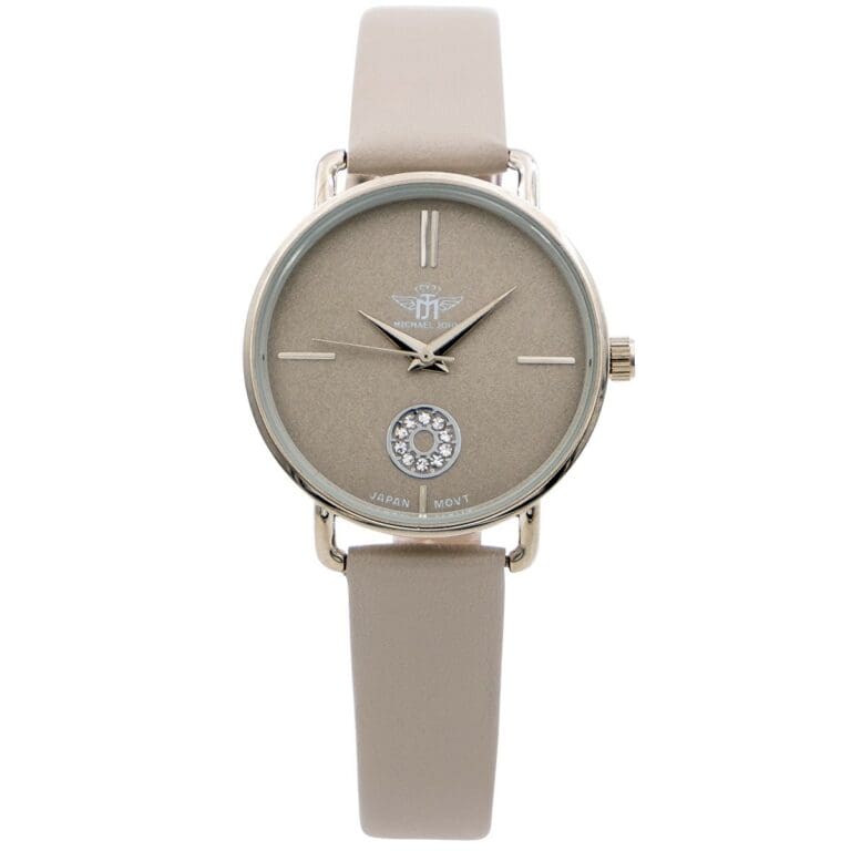 Montre Femme Gris Strass M. JOHN