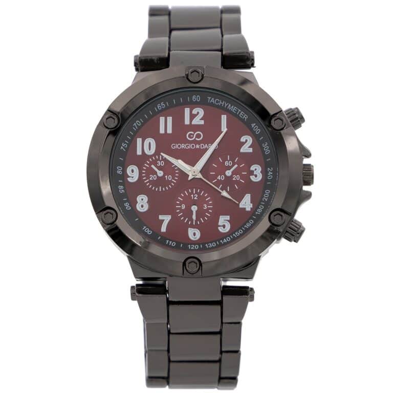 Montre Homme Métal Noir GIORGIO