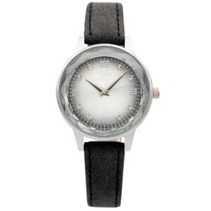 Montre Femme Gris Strass M. JOHN