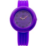Montre Femme Silicone Violet M. JOHN