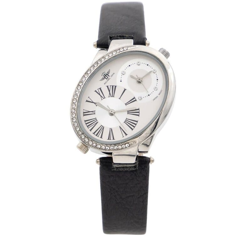 Montre Femme Noir Strass M. JOHN