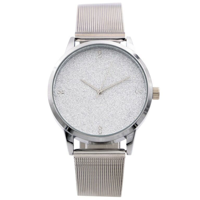 Coffret Montre Femme Métal Argenté GIORGIO