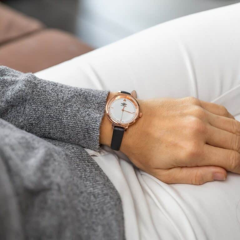 Montre Femme Noir Paillettes M. JOHN