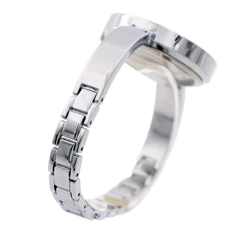 Montre Femme Métal Argenté Strass M. JOHN