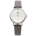 Montre Femme Gris Strass M. JOHN