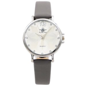 Montre Femme Gris Strass M. JOHN