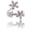 Coffret Bague Femme Rhodium FLORA