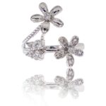 Coffret Bague Femme Rhodium FLORA