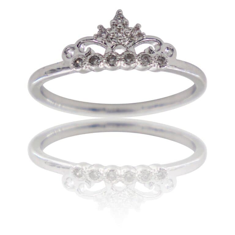 Coffret Bague Femme Rhodium REINA