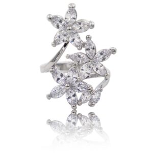 Coffret Bague Femme Rhodium FLORA