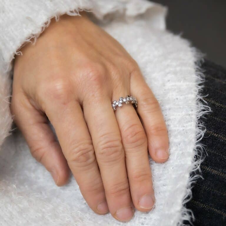 Coffret Bague Femme Rhodium CALIPA