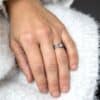 Bague Femme Acier Solitaire LOVA