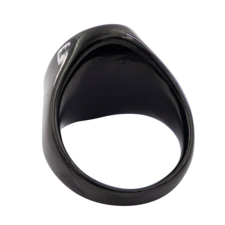 Coffret Chevalière Homme Acier Bleu CARBONA