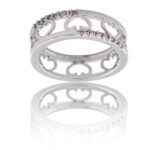 Coffret Bague Femme Rhodium COEURA