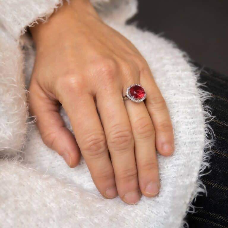 Coffret Bague Femme Rhodium SMELLA