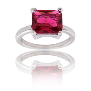 Coffret Bague Femme Rhodium PIERRA